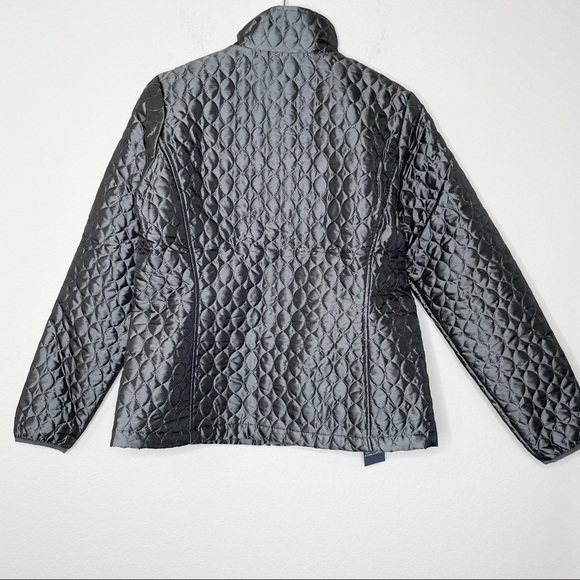 Lands’ End metallic quilted primaloft jacket small new - Picture 4 of 9